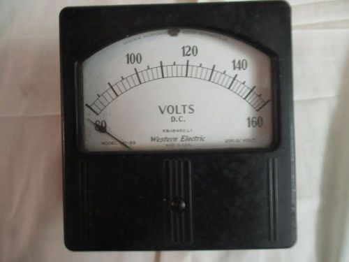 Western electric volt dc meter model 741-59 for sale