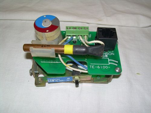 Johnson Ctls TE-6100-12 Room Temp Sensor w/switch kit