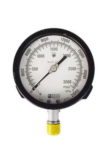 WEKSLER Royal PRESSURE GAUGE AA3 3000 PSIG GR2-D370-3kPa