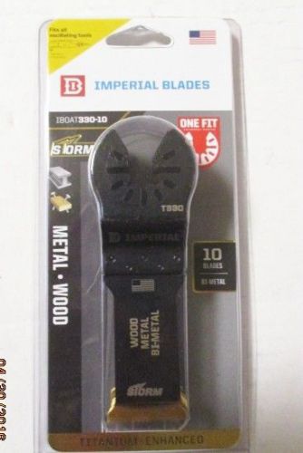 Imperial Blades IBOAT330-10 Universal Fit Bi-Metal TITANIUM TIPPED 1-1/4&#034; 10 PK