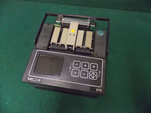 RXS Siecor X75 Siemans Fiber Fusion Splicer / Shrink Oven (S46999-M7-S275) % B