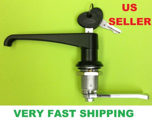 L handle cam lock keyed alike (black). mexico buyers. part# 064.111.20.1.2.01.70 for sale