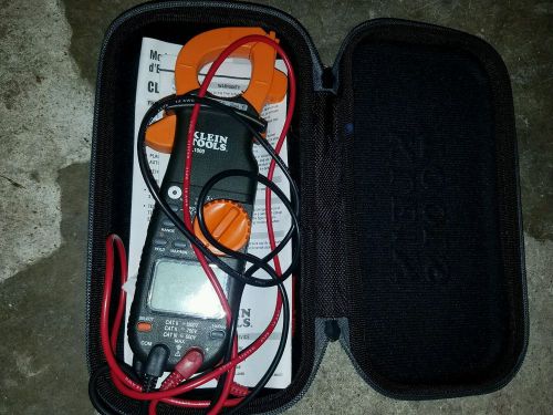 KLEIN TOOLS CL1000 ELECTRIC METER kit with carrying case and manuals.