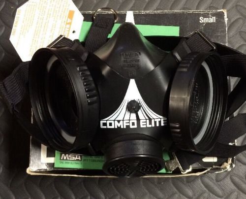 MSA Comfo Elite Respirator Facepiece Half Mask Size Small 490492 NIB n