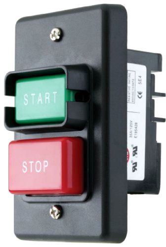 On-off switch start-stop push button woodstock d4157 110/220 single phase lock! for sale