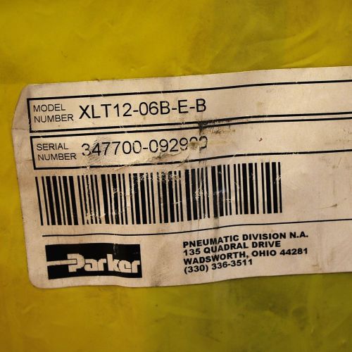 Parker XLT12-06B-E-B Thruster Slide 100 PSI - NEW