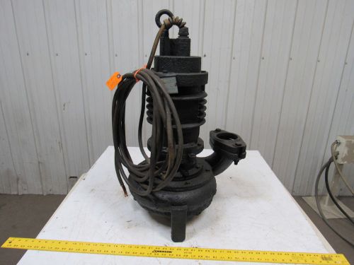 Weil pump 1603 j 430 770 3hp floor mount submersible sump waste trash pump for sale