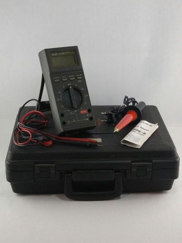 Fluke 27/fm multimeter &amp; 80k-6 high voltage probe for sale