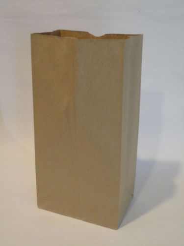 4 Lb Brown Grocery Paper Bags 400 Pack 5 x 3 x 9.75 Flat Bottom Made in USA