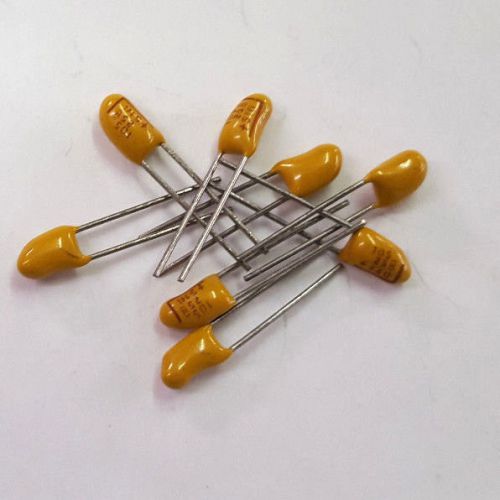 1uf 25v (Lot of 10) Dipped Tantalum Capacitor Radial Lead 1uf 25v