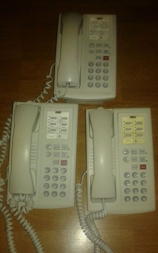 Avaya Lucent ATT Partner 6  Series 1 Business  White Phone Lot of 3