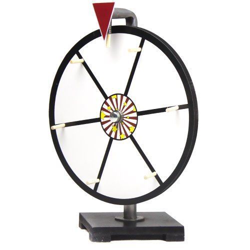 New midway monsters dry erase prize wheel with stand white 12 inch ships free for sale