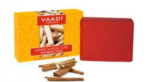 Vaadi Herbal Divine Sandal Soap Skin-Lighting Therapy 75 gm x2pcs.