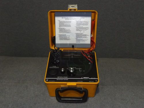 Biddle Instruments Motor &amp; Phase Rotation Tester Cat. 560060