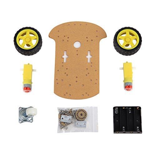 SainSmart 2WD Smart Car Chassis Kit Tracing Car With Speed Encoder 1:48 for