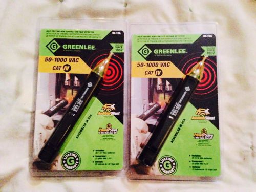 2 Each Greenlee GT-12A Non-Contact Voltage Detector NEW Free Shipping