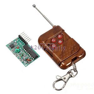 Ic2272 315mhz 4 channel wireless rf remote control transmitter receiver module for sale