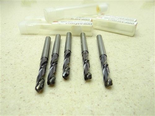 NEW!!! LOT OF 5 SOLID CARBIDE COOLANT FED DRILLS 9/32&#034; DREAM DRILLS