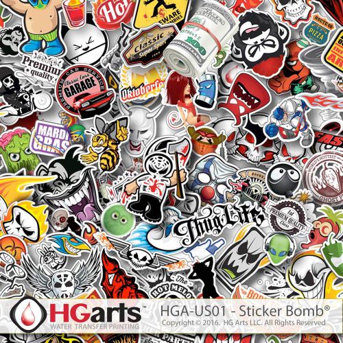 Hydrographic film (5sqm/roll) water transfer film | sticker bomb by hg arts for sale