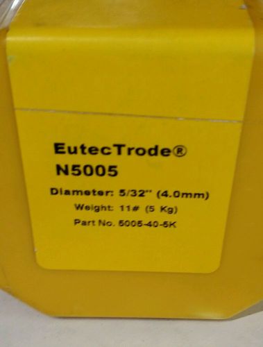EUTECTIC N5005 5/32&#034;  HARDFACING ELECTRODES 11# BOX