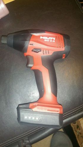 New HILTI SID 2-A 12V Lithium Ion Cordless Impact Driver and Battery.