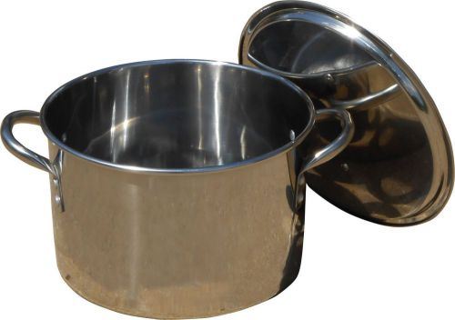 King kooker kk8s stainless steel boiling pot with lid, 8-quart for sale