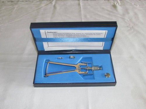 Tonometer schiotz for intraocular pressure by top brand basco, dhl shipping for sale