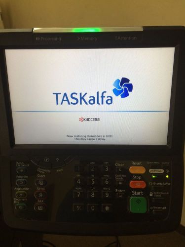 Kyocera taskalfa 6500i Control panel