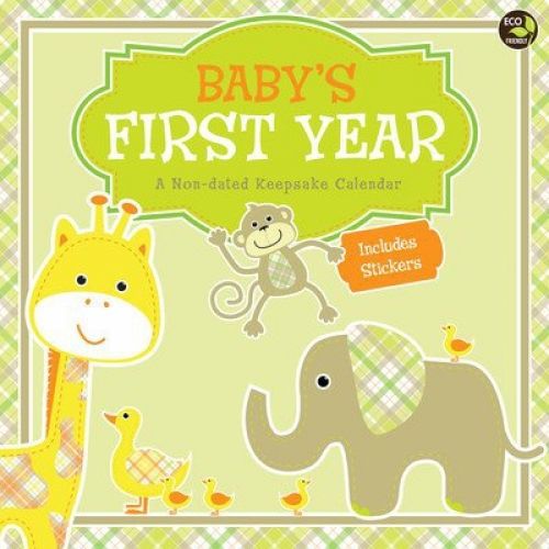 2015 Calendars Baby&#039;s First Year Non-Dated Wall Calendar