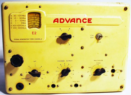 ADVANCE COMPONENTS LTD. E2  SIGNAL GENERATOR type E model 2. (0114F)