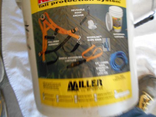 Miller ready roofer fall protection system #brfk25/25ft - used - #1 for sale