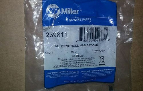 Miller electric drive roll 239811   kit, drive roll .068/.072-5/64 vk suitcase for sale