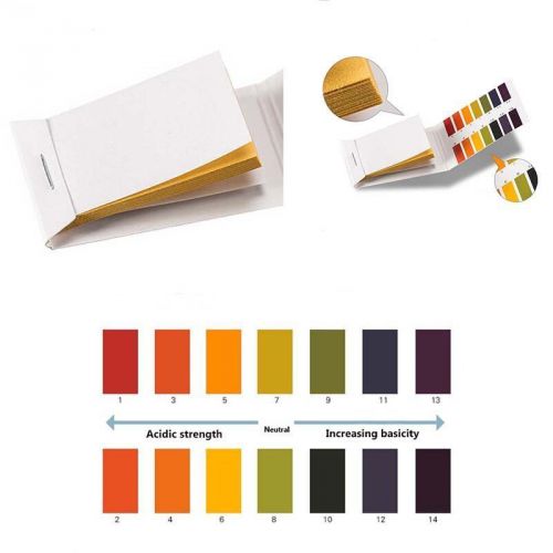 Universal 160 Full Range pH 1-14 Test Testing Indicator Paper Litmus Strips Kit
