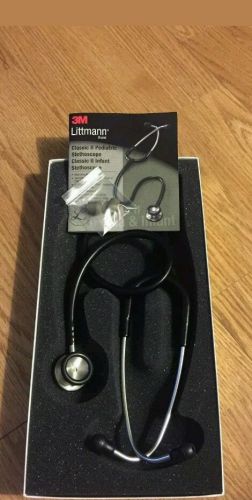 3M Littmann Classic II Pediatric Stethoscope New, 2113-Black Color