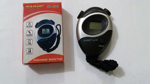 Manual stopwatch handheld digital 1/100 sec. precision stopwatch black color for sale