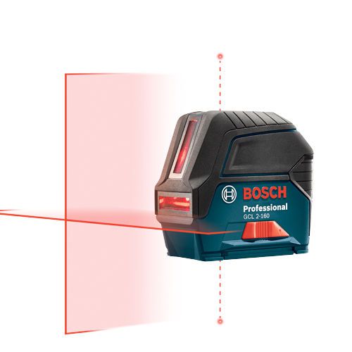 BOSCH Power Tools GCL2-160 Self Leveling Cross Line Laser with Plumb Points