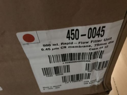 12-NALGENE RAPID FLOW FILTER UNIT 450-0045 BRAND NEW IN BOX