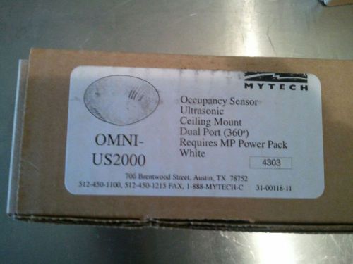 Mytech OMNI-US2000 Occupancy Sensor, with MP-120A Power Pack, NEW, Free Shipping
