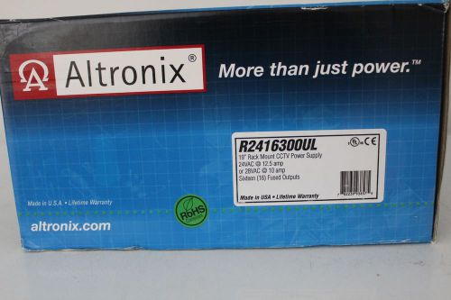 Altronix 19in rack mount cctv power supply r2416300ul for sale