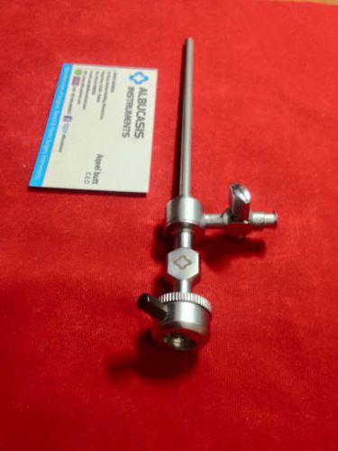 Endoscopic Sheath 100 mm working length, 4mm dia, rotating stop cock