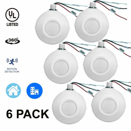 6 Pack Enerlites High Bay Line Voltage PIR Occupancy Ceiling Motion Sensor
