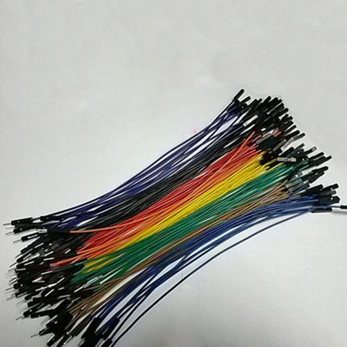 50pcs 20cm Single 1P-1P Male to Female Jumper Wire Dupont Cable Ribbon
