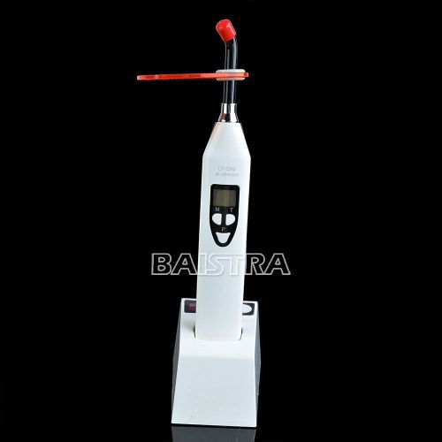 New wireless dental curing light lamp resin solidify light meter black handle 1x for sale