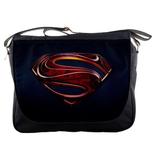 Superman Kal-El Legion of Super-Heroes Nylon Messenger Sling Laptop Notebook Bag