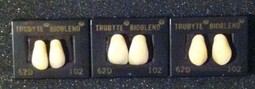 Bioblend  Porcelain Dentist Dental Lab Denture teeth  62D  102