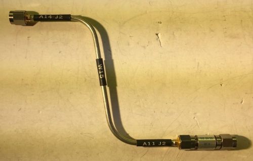 Anritsu wiltron hard line cable w/attenuator, 2.4mm, 7&#034;, w15, a14j2-a11j2 for sale