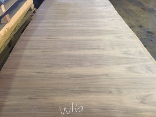 Wood Veneer Walnut 98x48 1 Piece 20Mil Paper Backed &#034;EXOTIC&#034; FEN W16