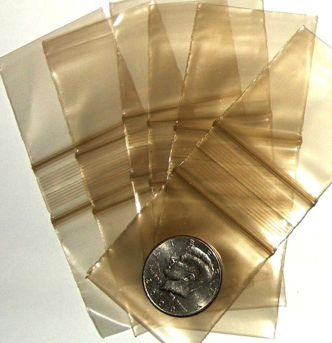 200 gold minizips 2 x 2&#034; apple reclosable baggies 2020 for sale