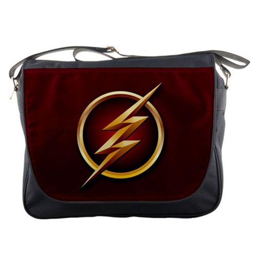 The flash dc comics superhero messenger sling laptop notebook school bag for sale