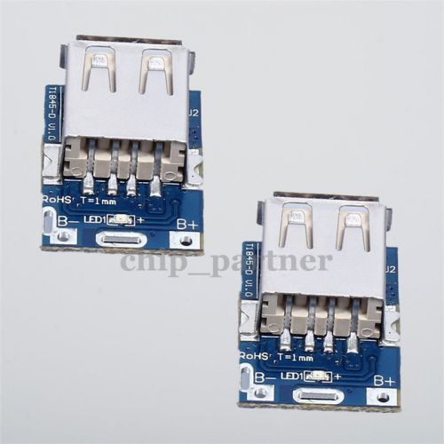 2x 5v battery charging protection step-up module boost converter for diy module for sale